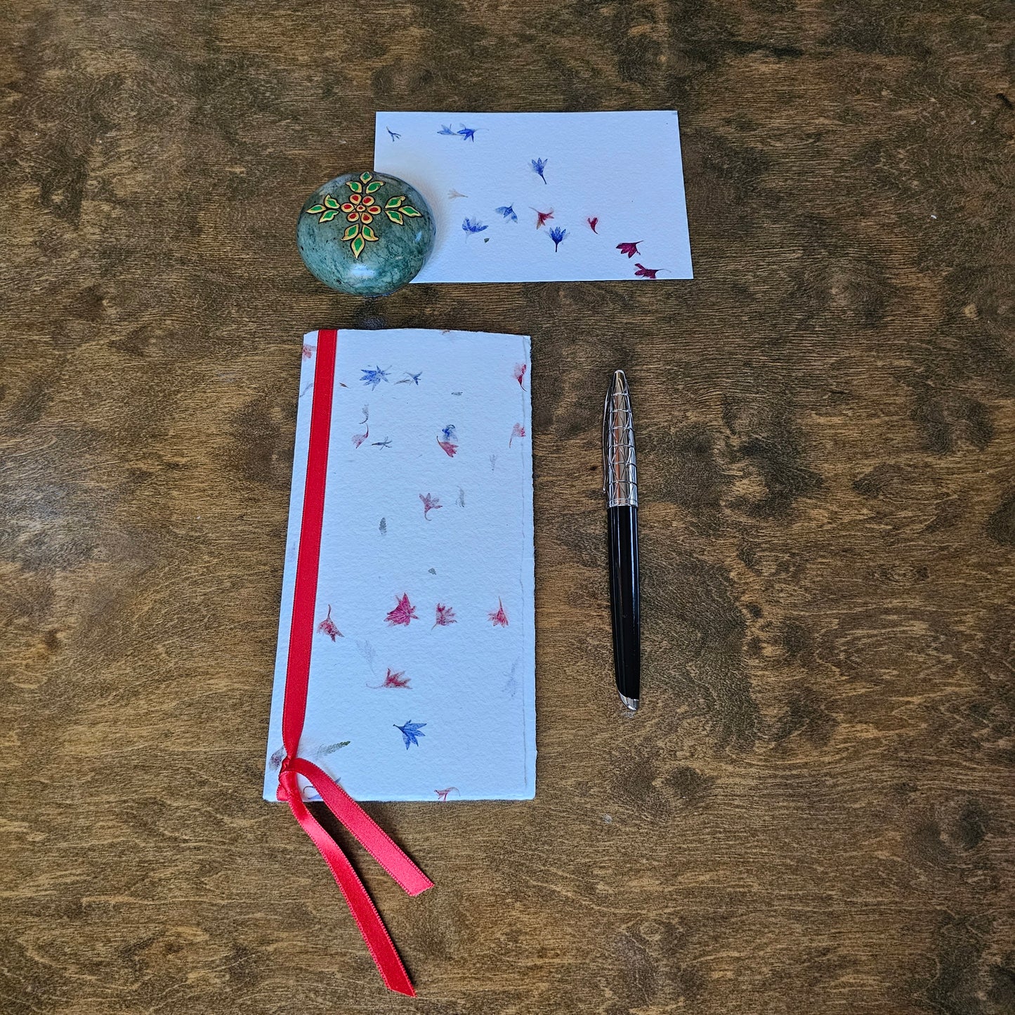 Postcard - Inlayed Flowers