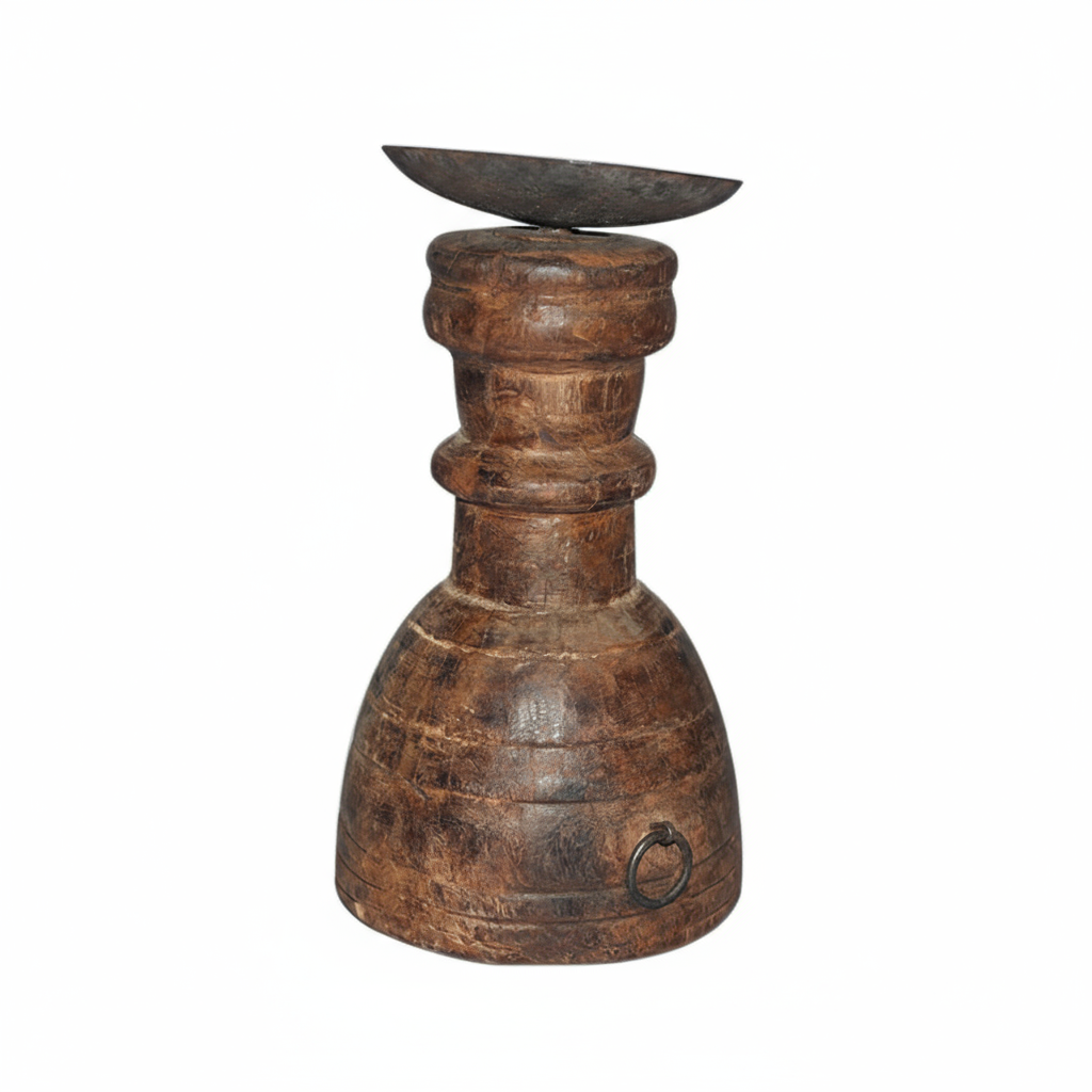 Wooden Candle Holder